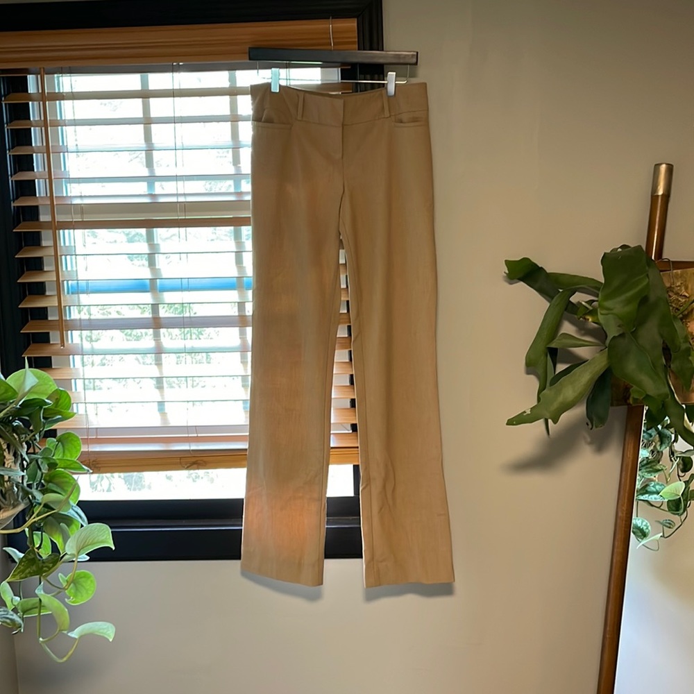 The Limited khaki boot cut dress pants